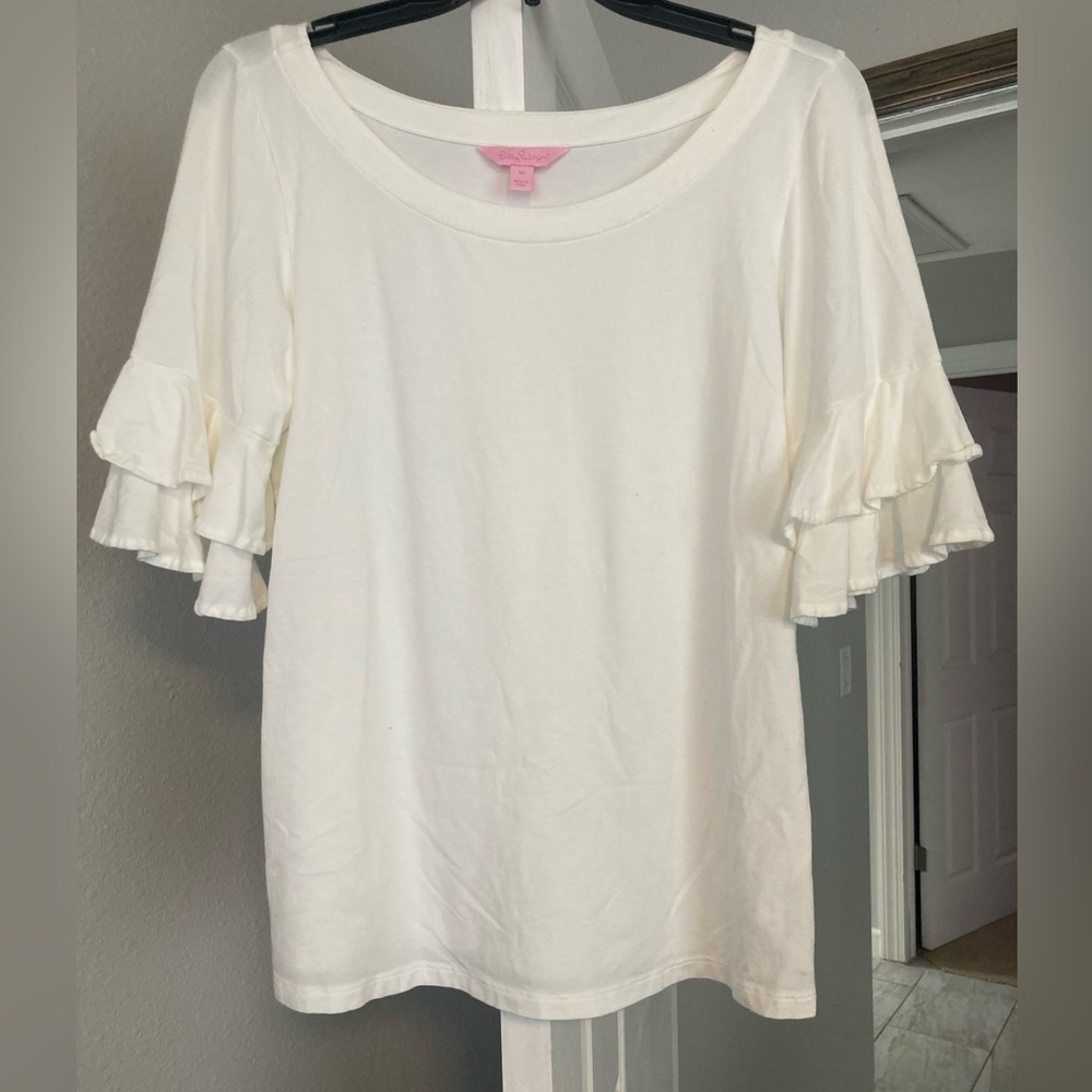 White Blouse Lilly Pulitzer